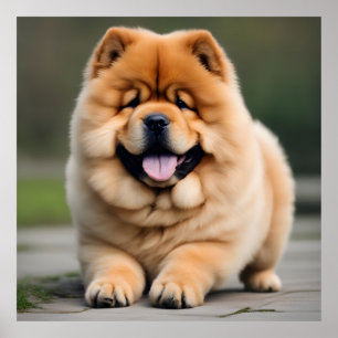 Beautiful Chow Chow Poster