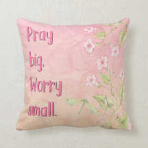Beautiful Christian Message throw pillow