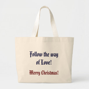 Beautiful Christmas Bag! Large Tote Bag