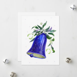 Beautiful Christmas Bell Holiday Card