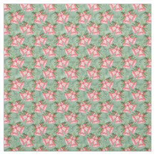 Beautiful Christmas Bells Fabric