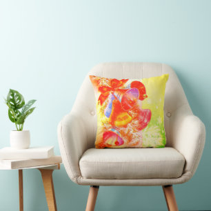 Beautiful Christmas bells Throw Pillow