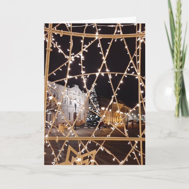 Beautiful Christmas design blank card (Front)