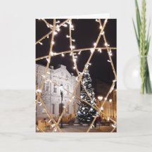 Beautiful Christmas design blank card