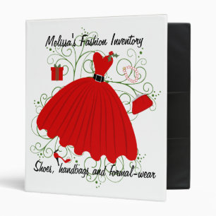 Beautiful Christmas Dress Binder