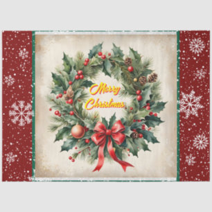 Beautiful Christmas Festive Old Collection Tissue Paper