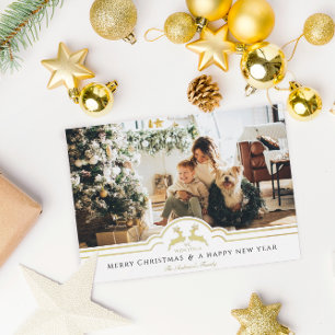 Beautiful Christmas Frame Personalized Photo Holiday Card