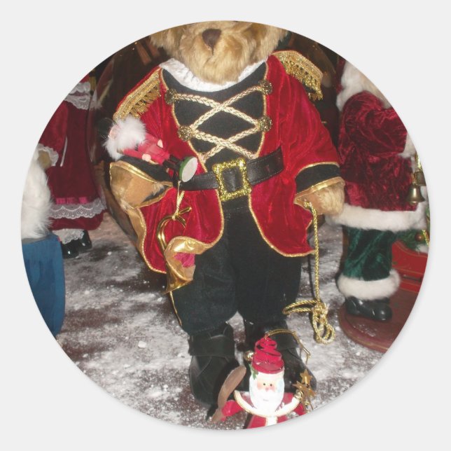 Beautiful Christmas gifts cards picture.JPG Classic Round Sticker (Front)