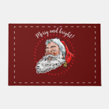 Beautiful Christmas personalised Santa decorated 