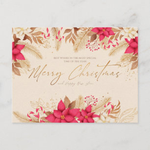 Beautiful Christmas Postcard