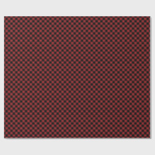 Beautiful Christmas Red Buffalo Plaid Wrapping Paper