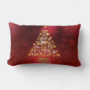 Beautiful Christmas Tree Lumbar Pillow