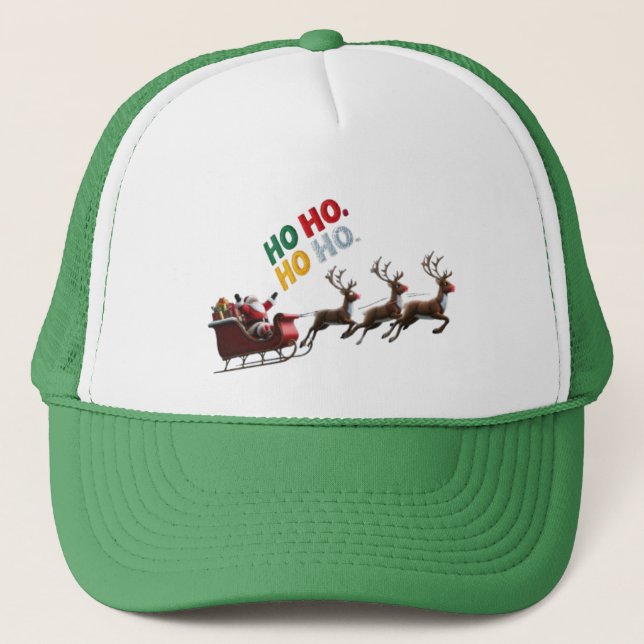Beautiful Christmas Trucker Hat (Front)