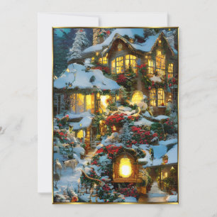 Beautiful Christmas View  Invitation