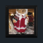 Beautiful Christmas with Love Have a Nice Day and  Gift Box<br><div class="desc">Small Tile Gift Box</div>
