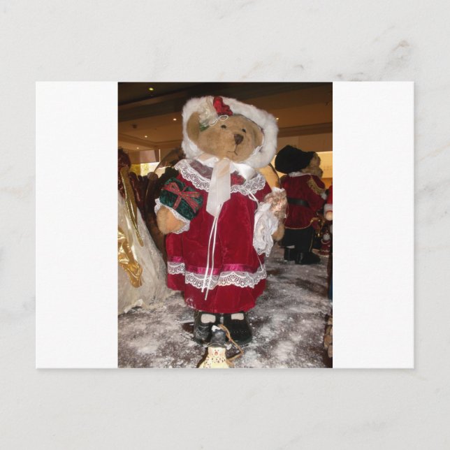 Beautiful Christmas with Love Have a Nice Day and  Holiday Postcard (Front)