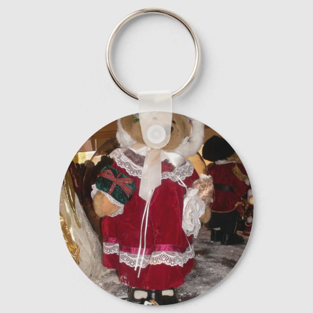 Beautiful Christmas with Love Have a Nice Day and  Keychain (Front)