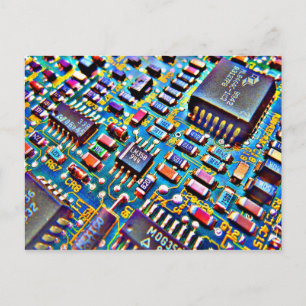 Beautiful Circuitry Postcard
