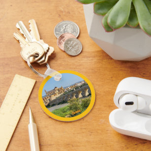 Beautiful city Cordoba in Spain, travel Keychain