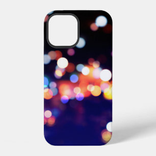 Beautiful city night bokeh light, abstract blur de iPhone 12 case