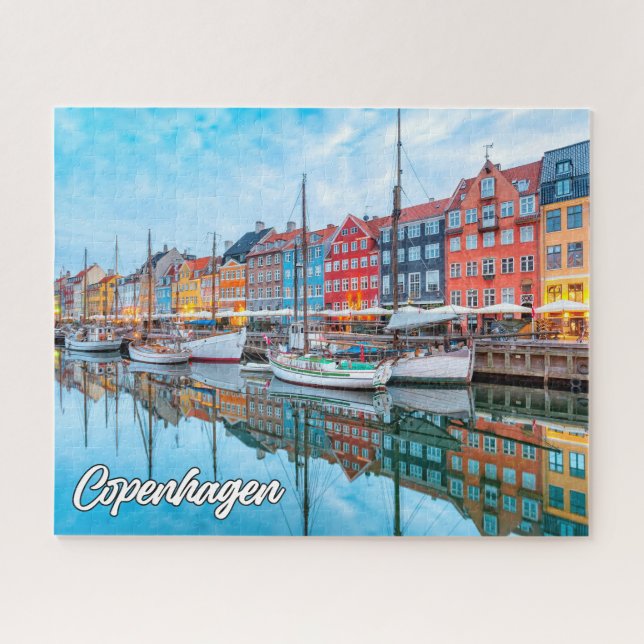 Beautiful City Of Copenhagen, Denmark Jigsaw Puzzle (Horizontal)