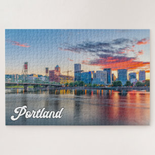 Beautiful City Of Portland, Oregon Jigsaw Puzzle