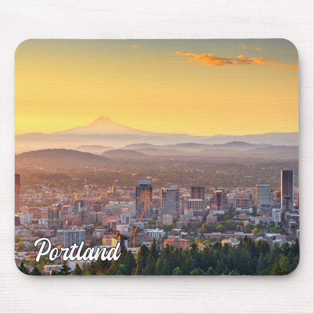 Beautiful City Of Portland, Oregon Mouse Pad (Front)