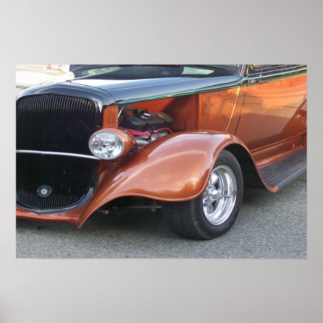 Beautiful Classic Auto Bronze Poster (Front)