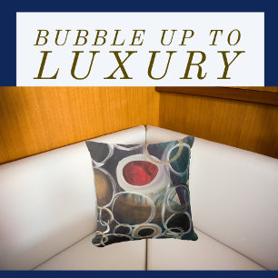 Beautiful Classic Multicolored Inspired Pattern Throw Pillow