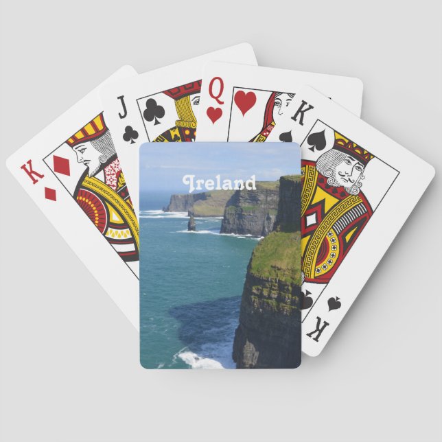 Beautiful Cliffs of Moher Playing Cards (Back)