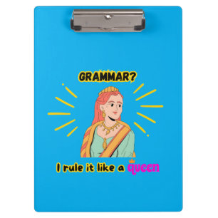 Beautiful Clipboard: Be Like Grammar Queen! Clipboard