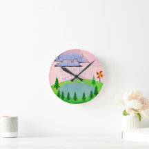 Beautiful clock of nature