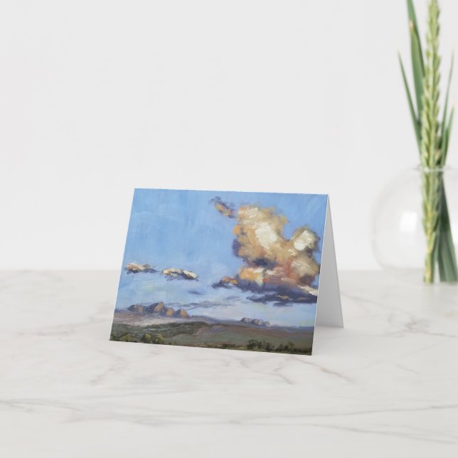 Beautiful Cloud Art Card Blank (Front)