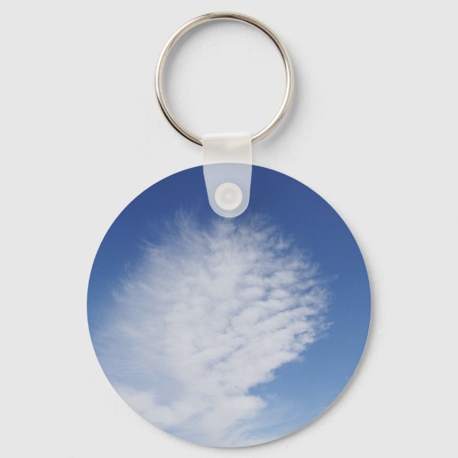 Beautiful cloud bottle opener keychain (Front)