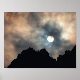 Beautiful Cloud burst poster