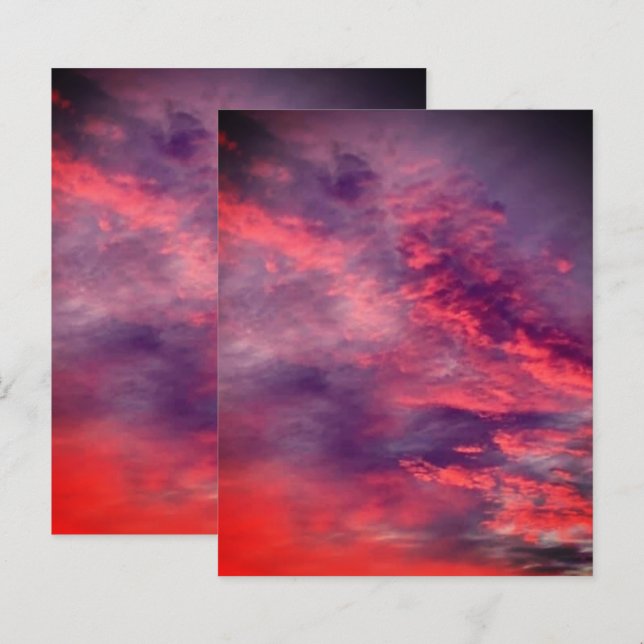 Beautiful Cloud Formation | Recoleta | Scrapbookin (Front/Back)