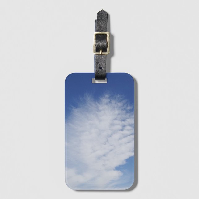 Beautiful cloud luggage tag (Front Vertical)