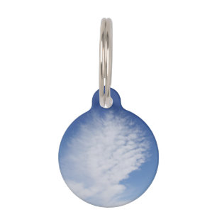Beautiful cloud pet tag