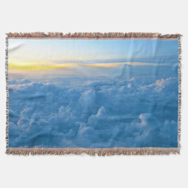 Beautiful cloud throw blanket (Front)