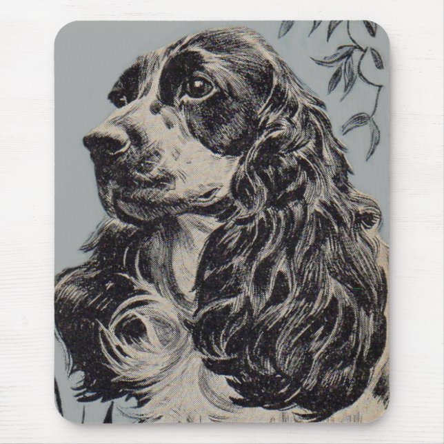 beautiful cocker spaniel mouse pad (Front)