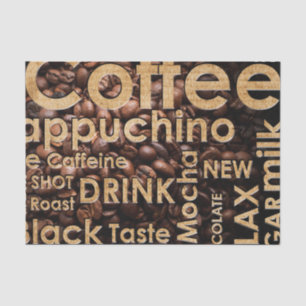 Beautiful Coffee Espresso Design Tissue Paper