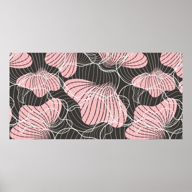 Beautiful colorful abstract seamless pattern. Back Poster (Front)