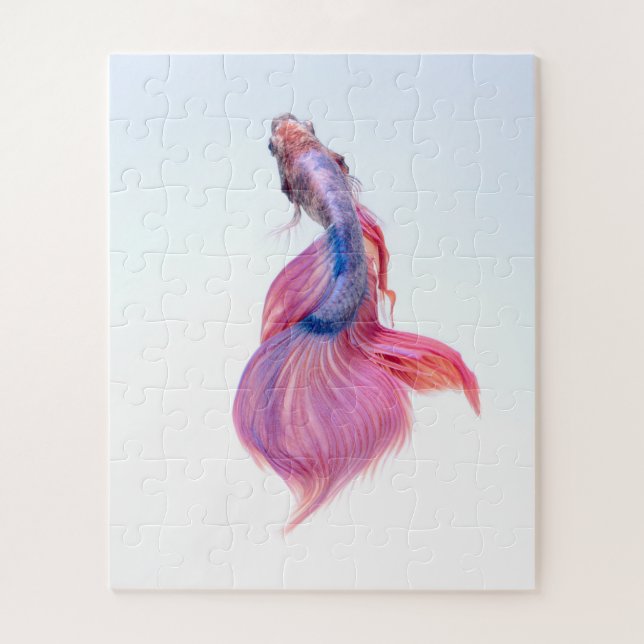 Beautiful Colorful Fantasy Koi Fish Jigsaw Puzzle (Vertical)