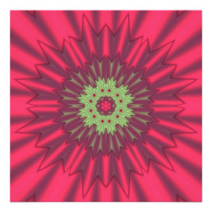 Beautiful colour  kaleidoscope photo print