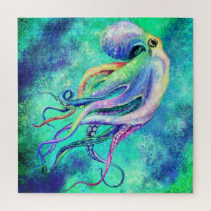 Beautiful Colour Octopus - Drawing Jigsaw Puzzle