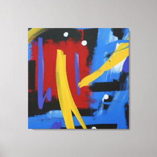 Beautiful colourful Abstract AI art canvas Print