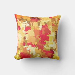 Beautiful Colourful Abstract Pattern Throw Pillow