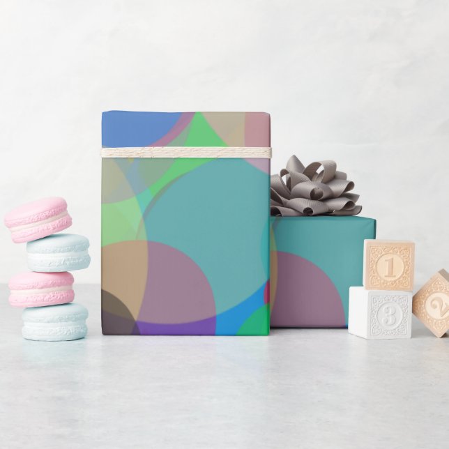 Beautiful Colourful Abstract Wrapping Paper (Baby Shower)