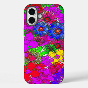 Beautiful colourful amazing floral pattern design  iPhone 16 plus case