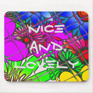 Beautiful Colourful Amazing Floral Pattern Design Mouse Pad